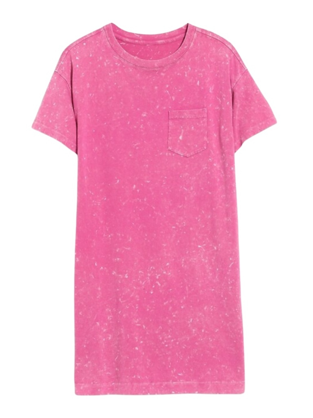 Old Navy Mineral Dye Pink Cotton T-Shirt Dress – Small (Oversized) EUC